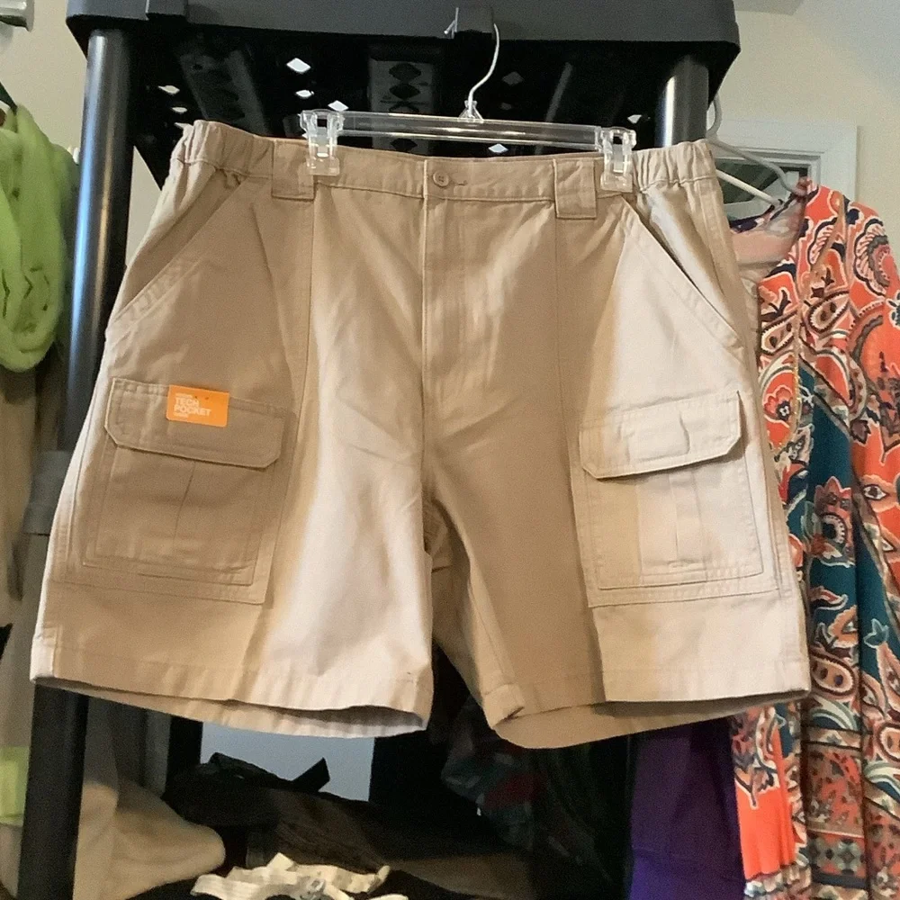 Savane‎ Tan Cargo hiking Shorts for Men, heavy duty